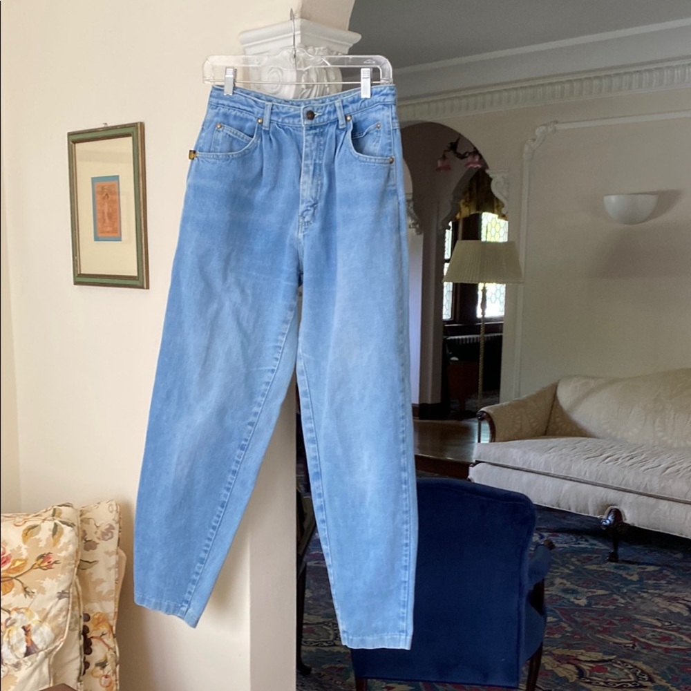 Vintage Sasson High Rise Tapered Leg Jeans 27” Waist Tapered Leg Six Pockets 12